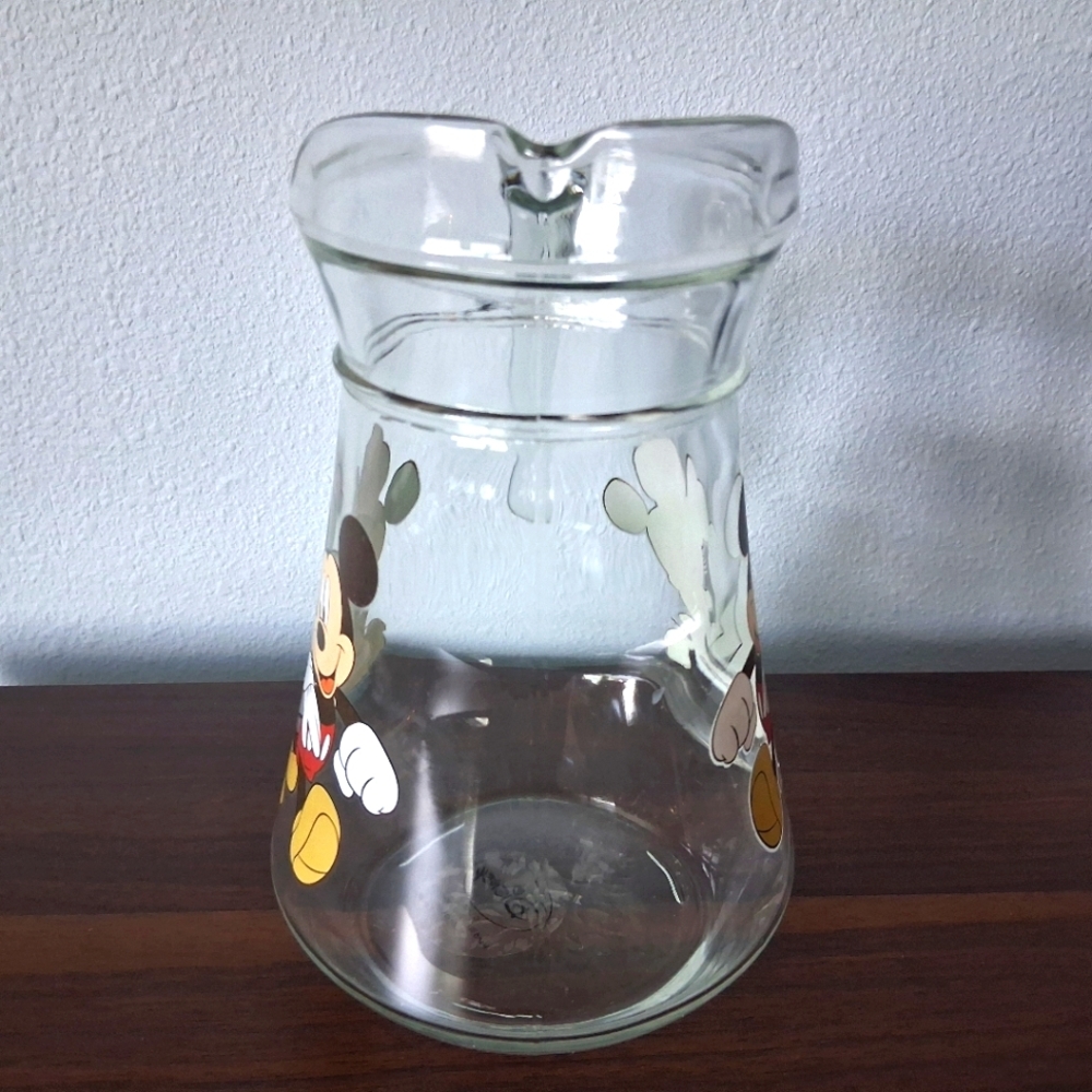 Disney Mickey Minnie Mouse Pitcher And Glasses Set Juice Water Drink Glass Kids - Picture 8 of 16